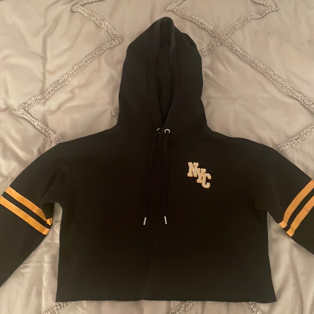 Garage Cropped NYC Hoodie